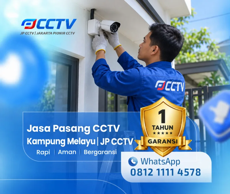 Dokumentasi lapangan teknisi CCTV JP CCTV di Kampung Melayu