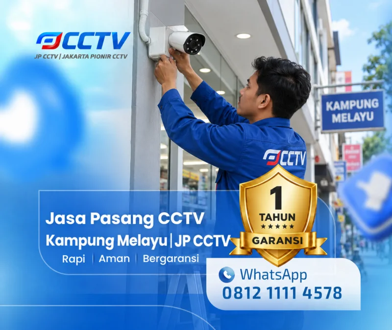 Dokumentasi teknisi CCTV JP CCTV di Kampung Melayu