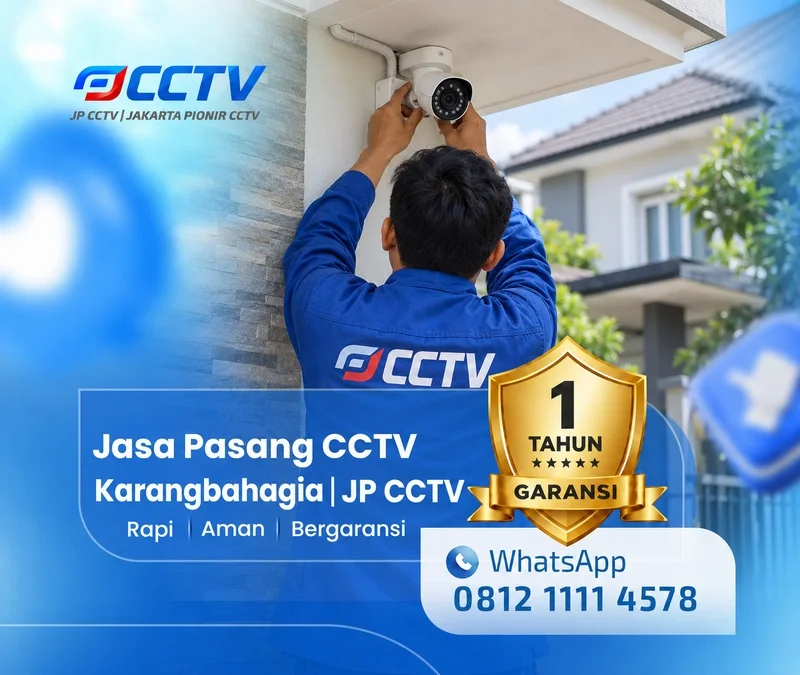 Proses teknisi CCTV bersama teknisi JP CCTV di Karangbahagia