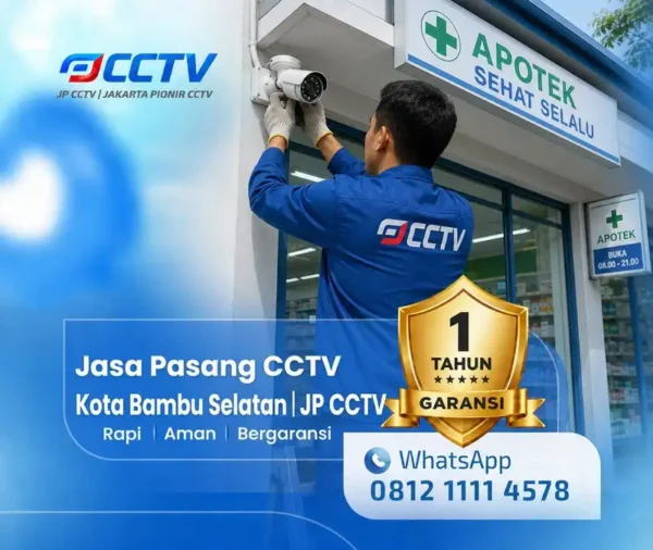 Hasil teknisi CCTV oleh JP CCTV di Kota Bambu Selatan