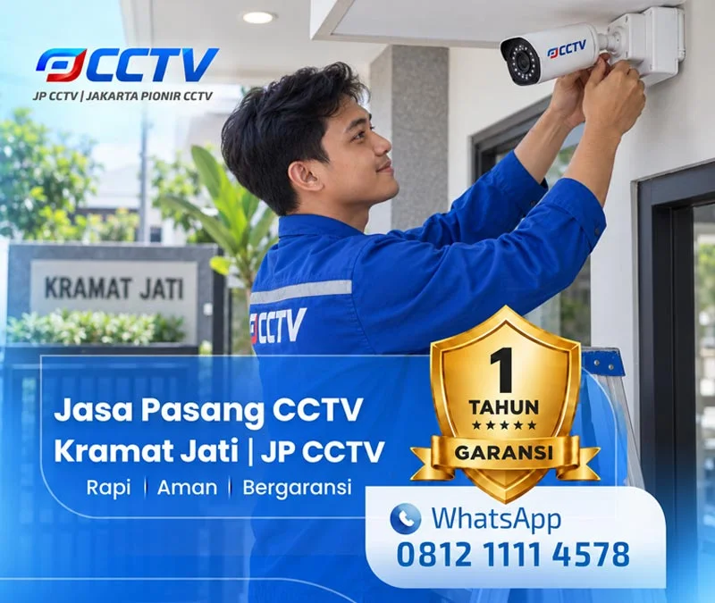 pemasangan CCTV oleh tim JP CCTV di Kramat Jati