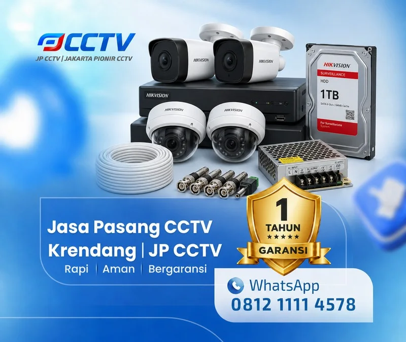 Dokumentasi lapangan kamera CCTV Hikvision JP CCTV di Krendang