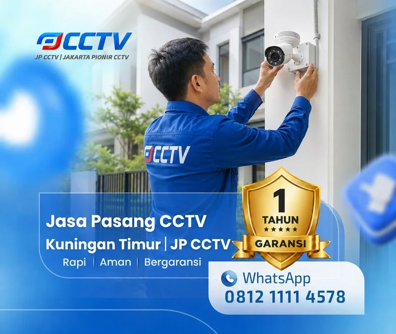 Dokumentasi teknisi CCTV JP CCTV di Kuningan Timur