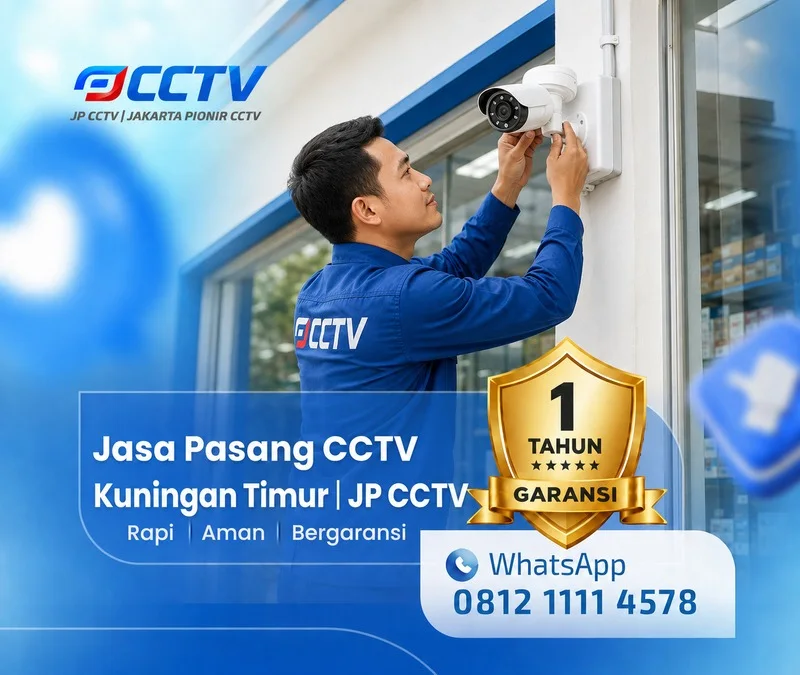 Dokumentasi lapangan teknisi CCTV JP CCTV di Kuningan Timur