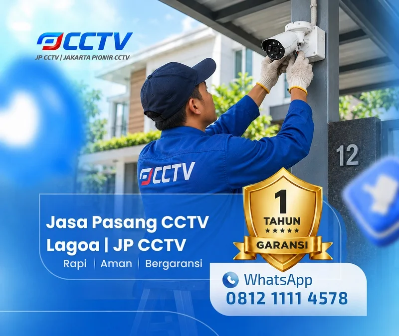 Tim JP CCTV menangani teknisi CCTV di Lagoa