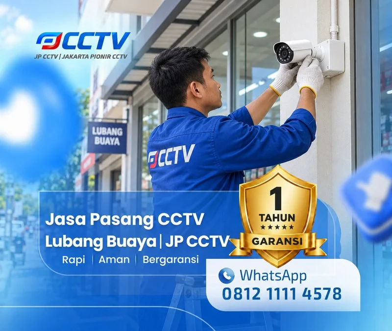 Dokumentasi teknisi CCTV JP CCTV di Lubang Buaya