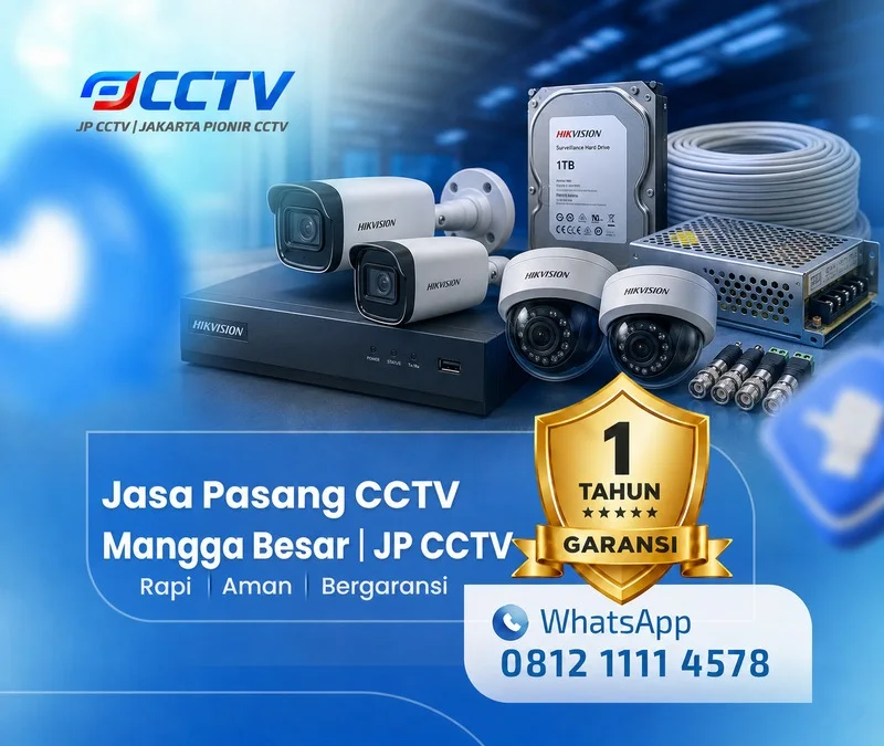 Hasil kamera CCTV Hikvision oleh JP CCTV di Mangga Besar