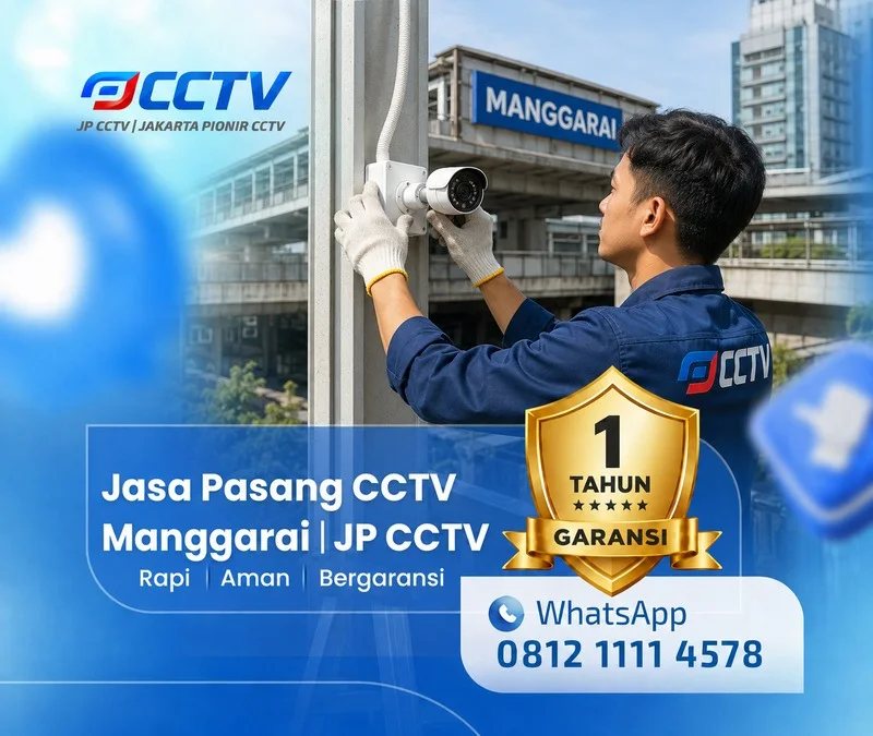 Dokumentasi lapangan teknisi CCTV JP CCTV di Manggarai