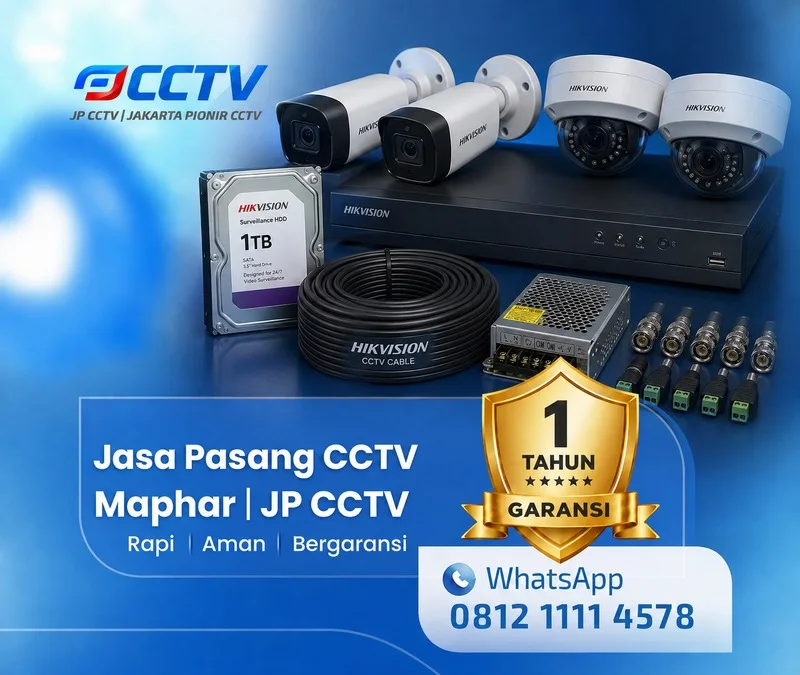 kamera CCTV Hikvision oleh tim JP CCTV di Maphar