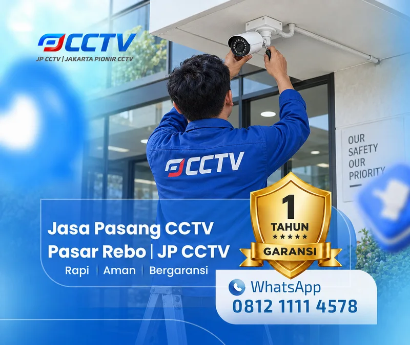 Dokumentasi lapangan teknisi CCTV JP CCTV di Pasar Rebo