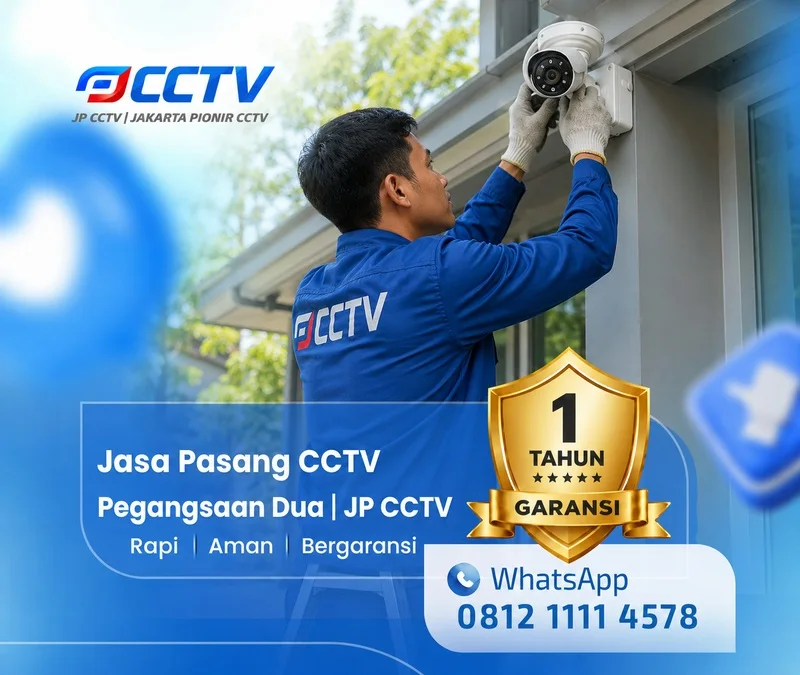 Dokumentasi lapangan pemasangan CCTV JP CCTV di Pegangsaan Dua