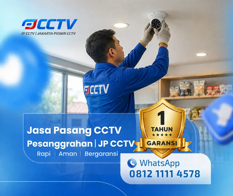 Tim JP CCTV menangani teknisi CCTV di Pesanggrahan