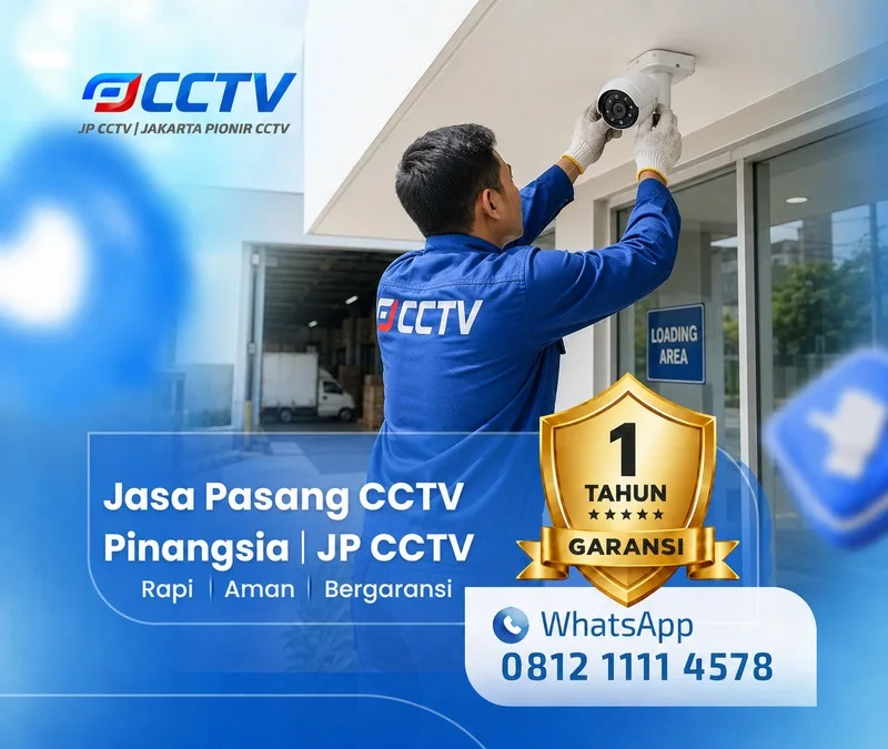 Dokumentasi lapangan teknisi CCTV JP CCTV di Pinangsia