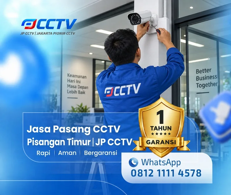 teknisi CCTV oleh tim JP CCTV di Pisangan Timur