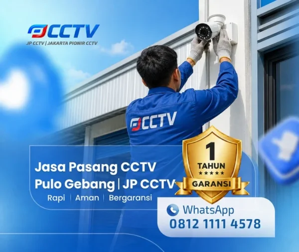 Hasil teknisi CCTV oleh JP CCTV di Pulo Gebang