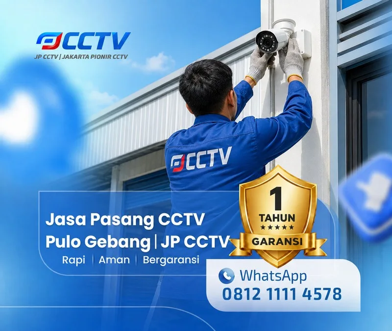 Hasil teknisi CCTV oleh JP CCTV di Pulo Gebang