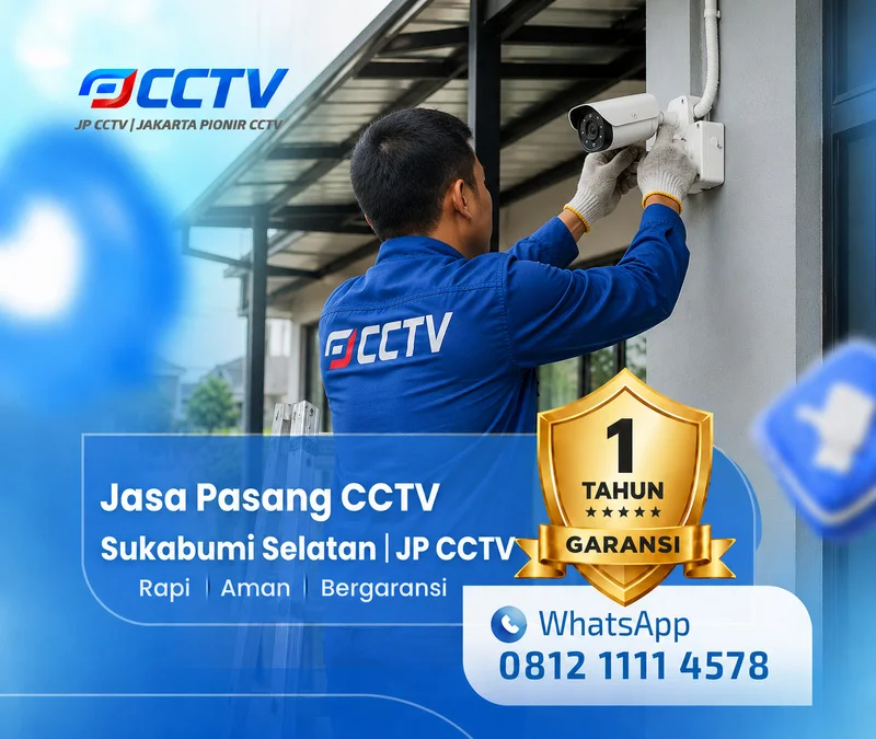 Pemasangan dan pengaturan teknisi CCTV JP CCTV di Sukabumi Selatan