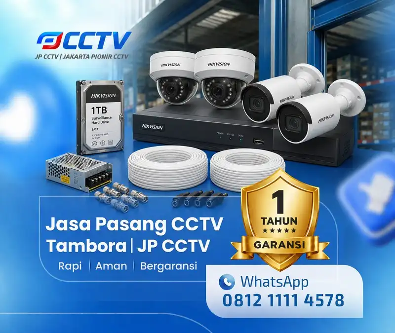 Dokumentasi lapangan kamera CCTV Hikvision JP CCTV di Tambora