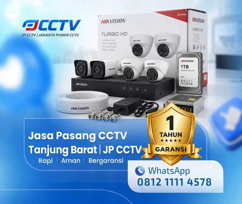 Tim JP CCTV menangani kamera CCTV Hikvision di Tanjung Barat