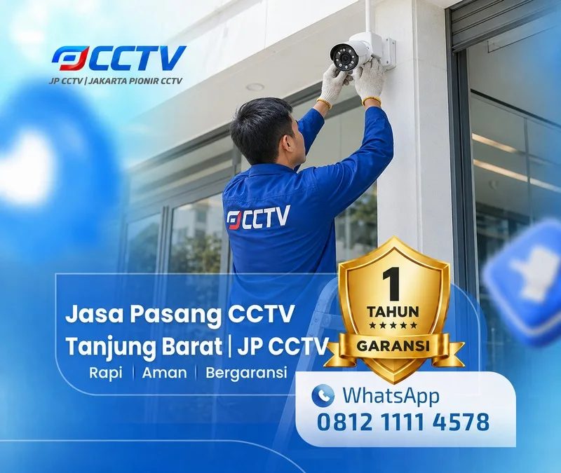 Pemasangan dan pengaturan teknisi CCTV JP CCTV di Tanjung Barat