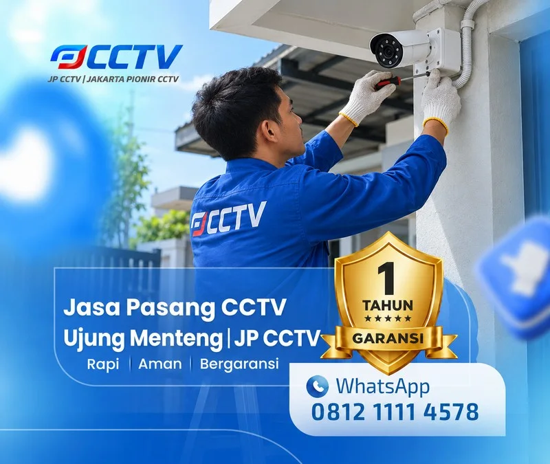 Pemasangan dan pengaturan teknisi CCTV JP CCTV di Ujung Menteng