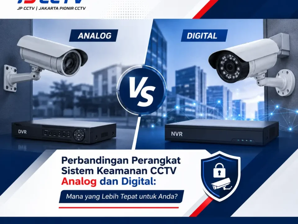 perbandingan perangkat sistem keamanan CCTV analog dan digital JP CCTV untuk membantu memilih sistem yang tepat