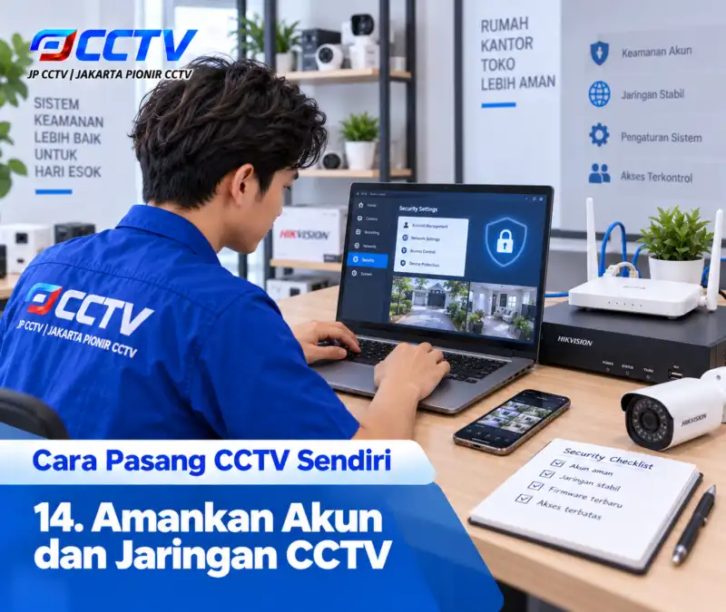 pemasangan CCTV untuk kebutuhan keamanan di rumah