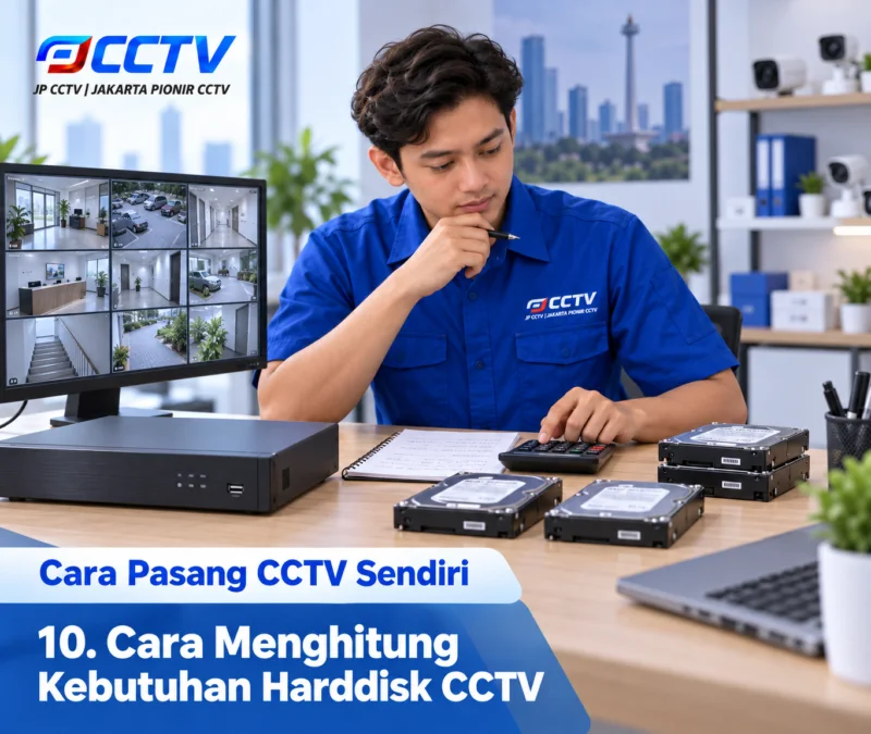 Dokumentasi pemasangan CCTV JP CCTV di rumah
