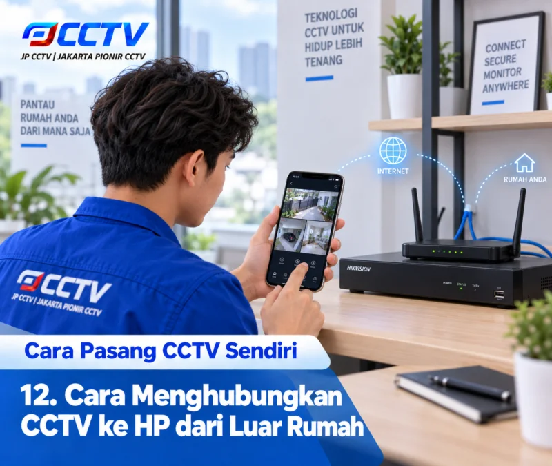 Hasil pemasangan CCTV oleh JP CCTV di rumah