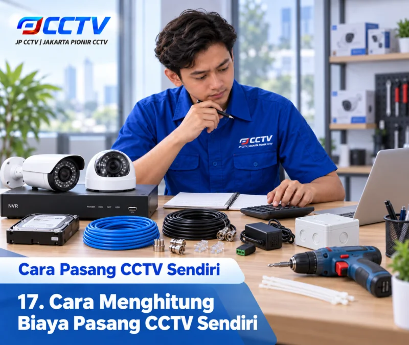 Pemasangan dan pengaturan pemasangan CCTV JP CCTV di rumah