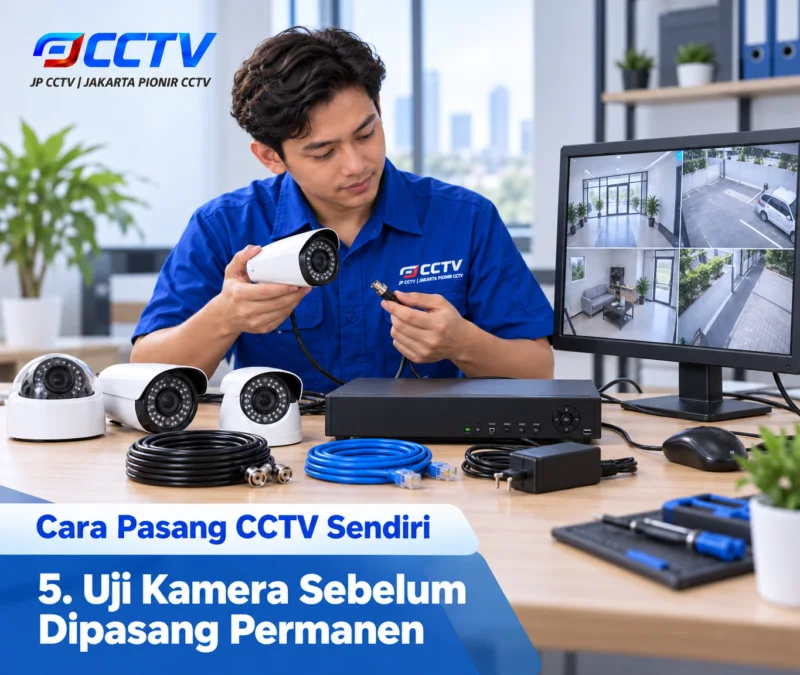 pemasangan CCTV untuk kebutuhan keamanan di rumah
