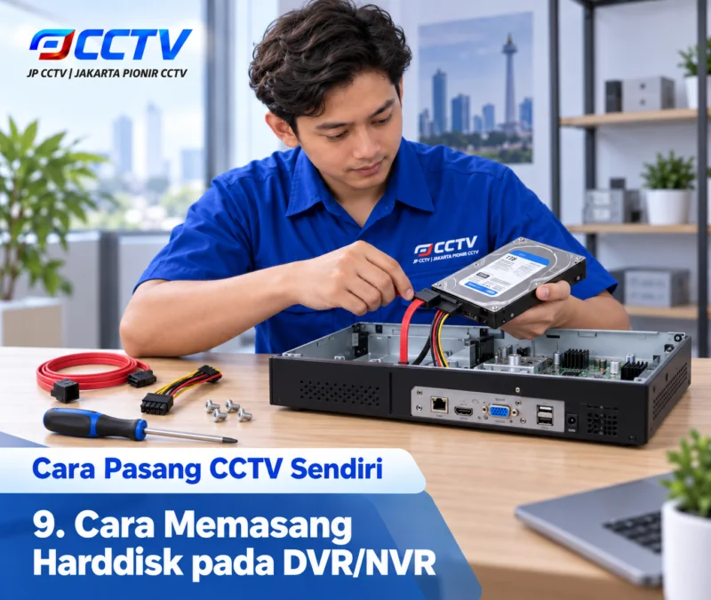 Solusi pemasangan CCTV dari JP CCTV di rumah