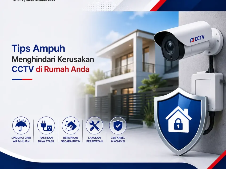 Tips Ampuh Menghindari Kerusakan CCTV di Rumah Anda dari JP CCTV dengan panduan perlindungan dan perawatan kamera CCTV