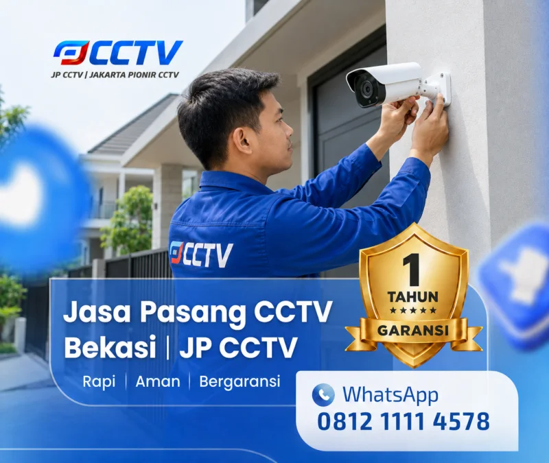 Dokumentasi pemasangan CCTV JP CCTV di Bekasi