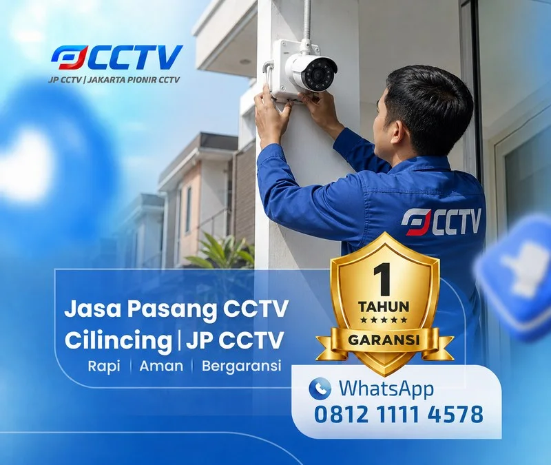 Proses teknisi CCTV bersama teknisi JP CCTV di Cilincing