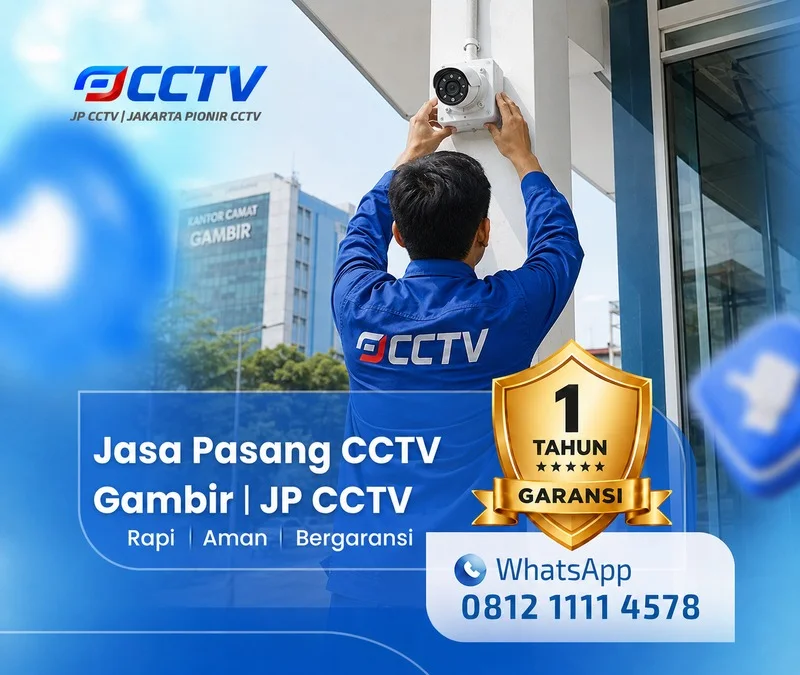 Jasa Pasang CCTV Gambir oleh teknisi JP CCTV