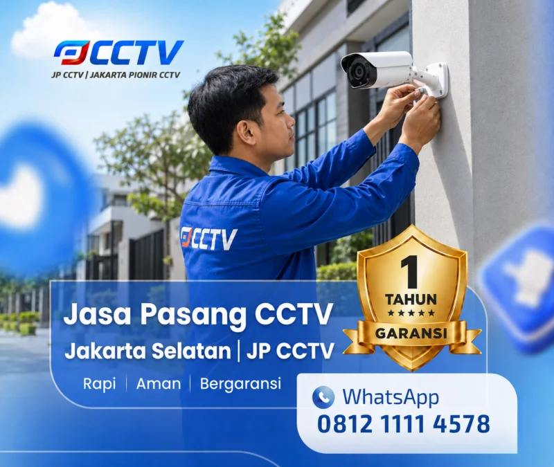 Hasil pemasangan CCTV oleh JP CCTV di Jakarta Selatan