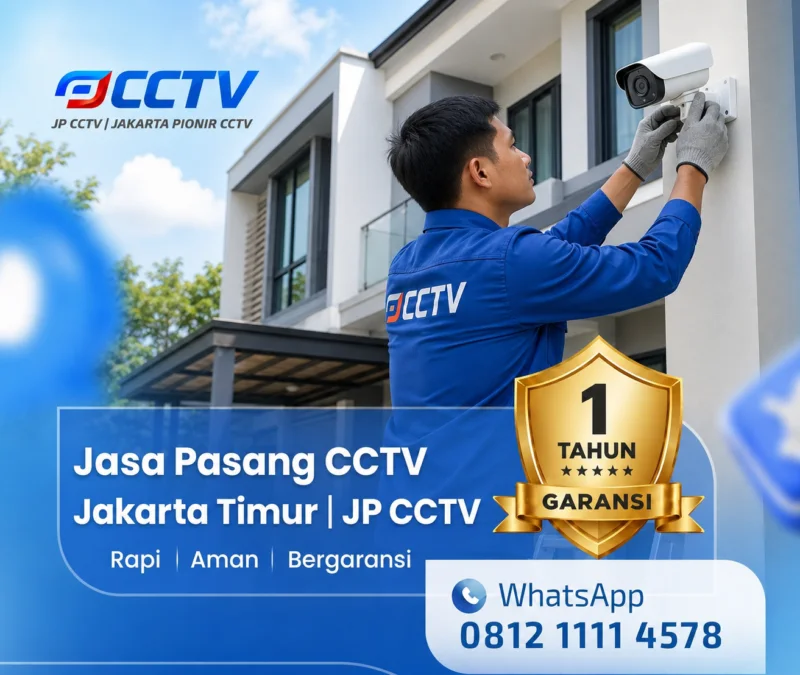 Hasil pemasangan CCTV oleh JP CCTV di Jakarta Timur