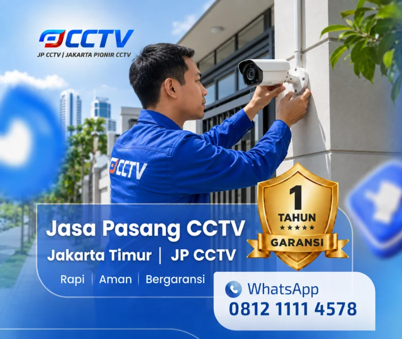 Dokumentasi pemasangan CCTV JP CCTV di Jakarta Timur