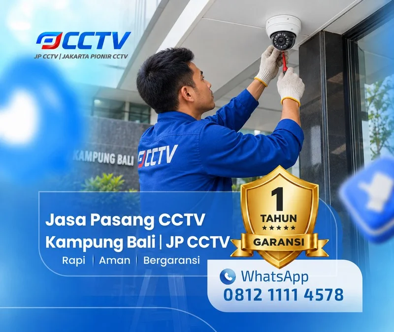 Dokumentasi lapangan teknisi CCTV JP CCTV di Kampung Bali