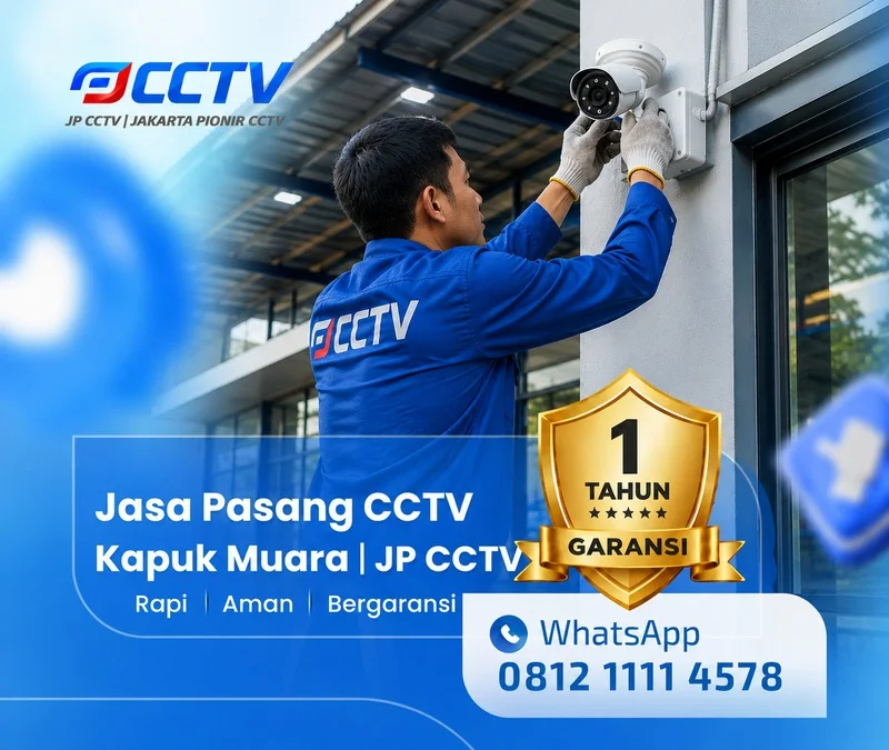 Tim JP CCTV menangani teknisi CCTV di Kapuk Muara