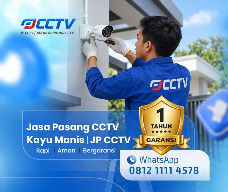 Dokumentasi lapangan teknisi CCTV JP CCTV di Kayu Manis