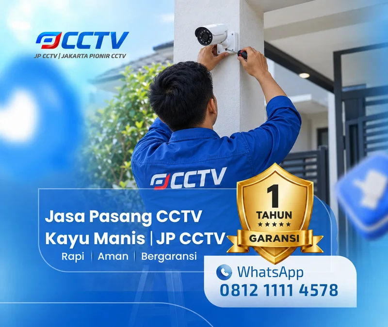 Pemasangan dan pengaturan teknisi CCTV JP CCTV di Kayu Manis