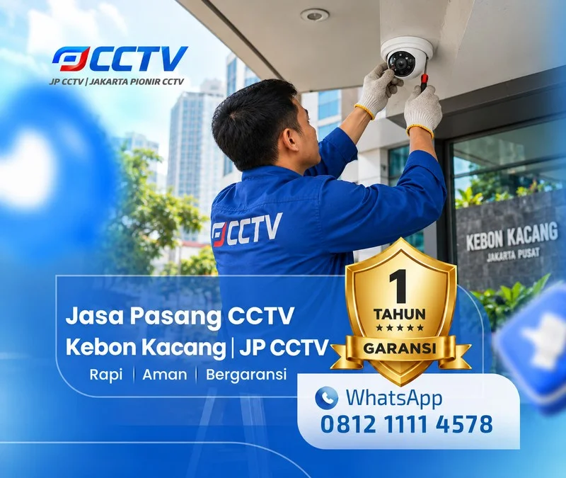 Pemasangan dan pengaturan teknisi CCTV JP CCTV di Kebon Kacang