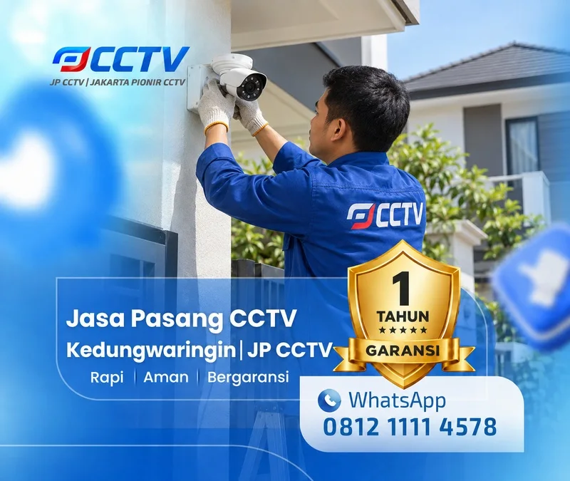Dokumentasi teknisi CCTV JP CCTV di Kedungwaringin