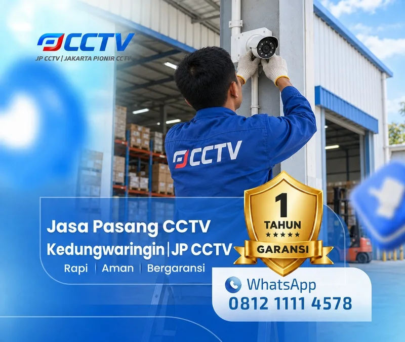 Dokumentasi lapangan teknisi CCTV JP CCTV di Kedungwaringin