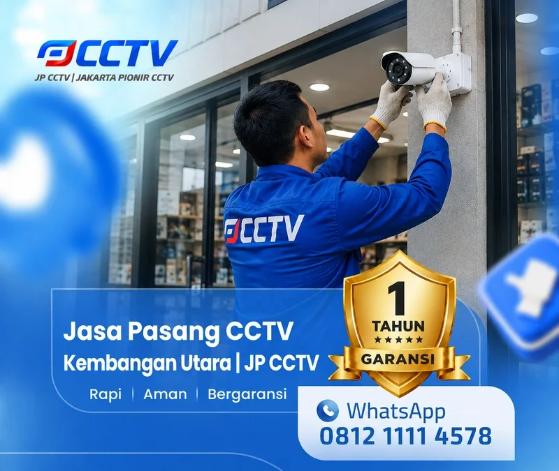 Dokumentasi teknisi CCTV JP CCTV di Kembangan Utara