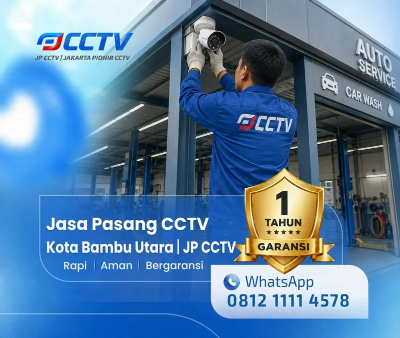 Dokumentasi lapangan teknisi CCTV JP CCTV di Kota Bambu Utara