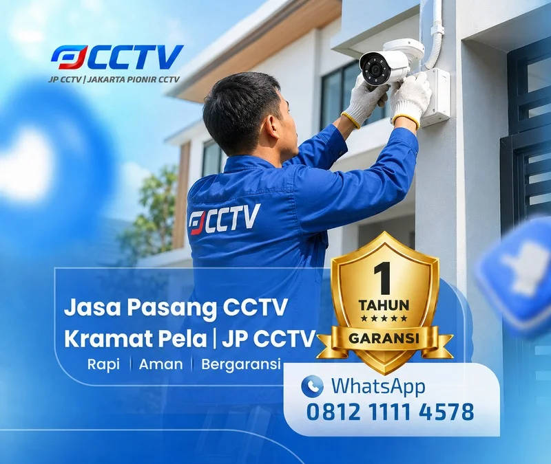 Hasil teknisi CCTV oleh JP CCTV di Kramat Pela