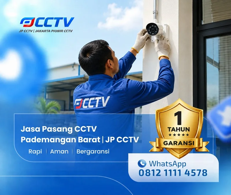 Pemasangan dan pengaturan teknisi CCTV JP CCTV di Pademangan Barat